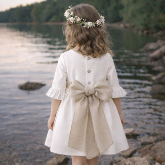 VESTIDO CEREMONIA PLUMETI ALG. LAZO ARENA