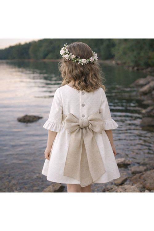 VESTIDO CEREMONIA PLUMETI ALG. LAZO ARENA