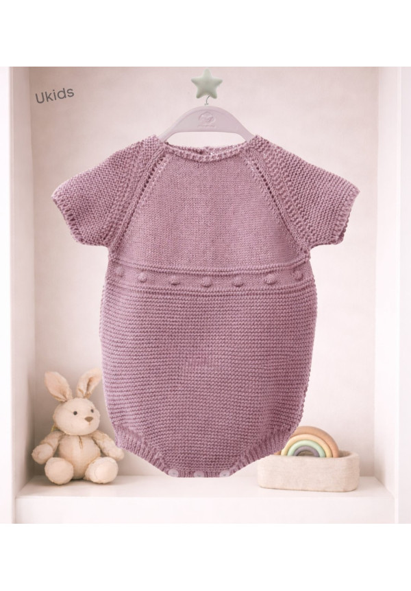Body Bebe Art.8406 'Garbanzos' Rosa Empolvado