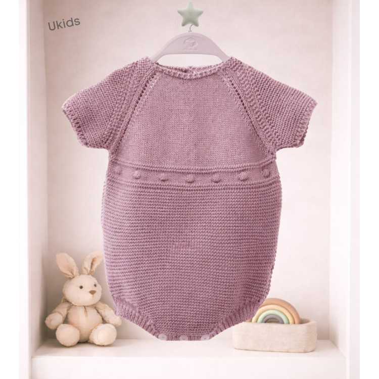 Body Bebe Art.8406 'Garbanzos' Rosa Empolvado