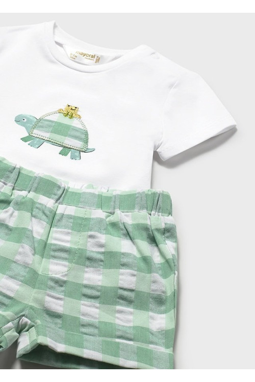 Conj. Pantalon Corto Y Gorro Manzana