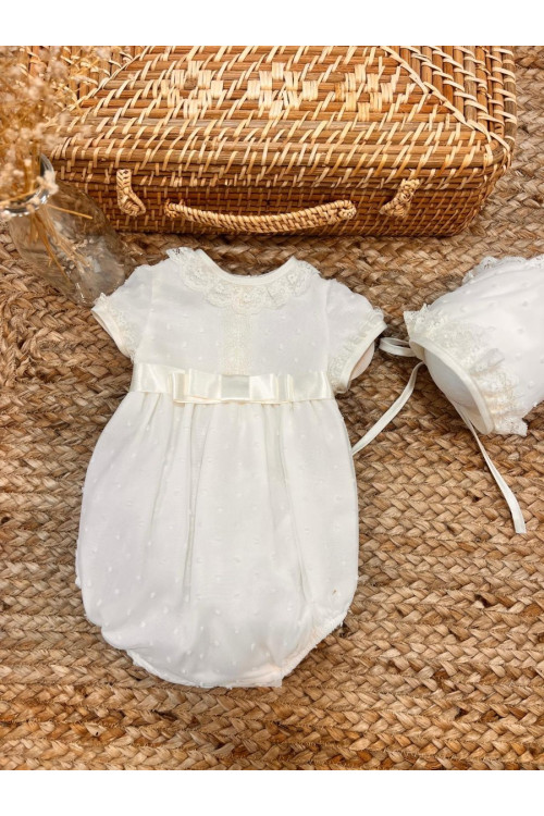 Pelele Plumeti Lazo Central Beige