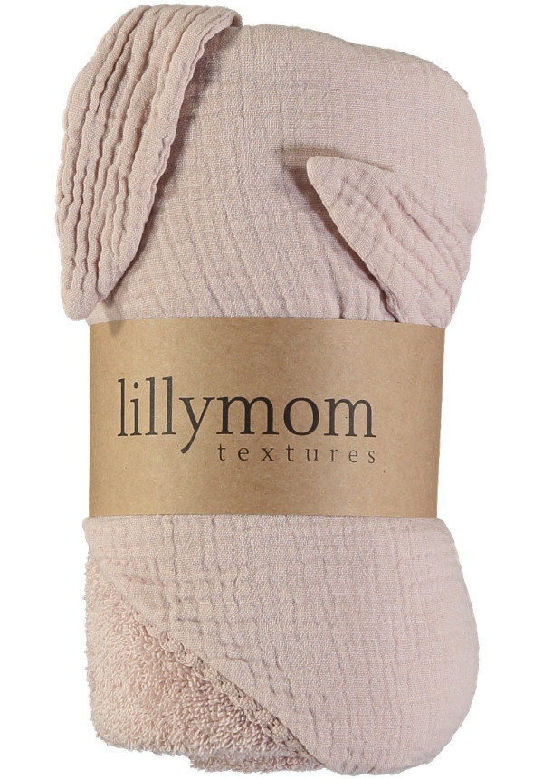 Capa Baño Rizo Orejitas Xl Towel Textures  Color Nude