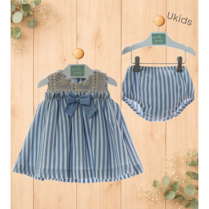 Vestido Bebe Con Braguita Art.0327 'Familia Nagare' Nautico