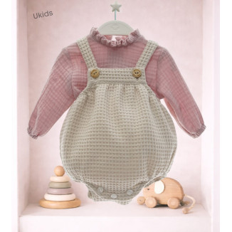 Conjunto Micolino 2 Piezas Art.3022 \'Familia Catarina\' Rosa Empolvado