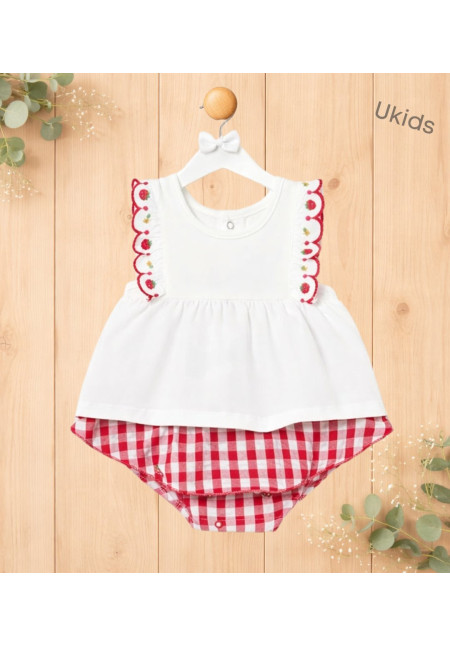 Conj. Falda Rojo