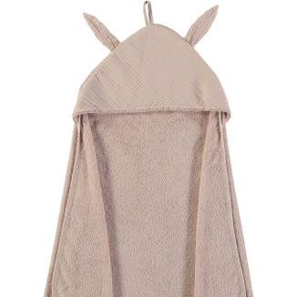 Capa De Baño Rizo Orejitas Xl Towel Textures Nude