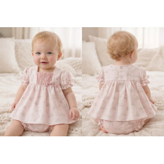 Jesusin Bebe Art.0044 'Familia Arcilla' Rosa Empolvado