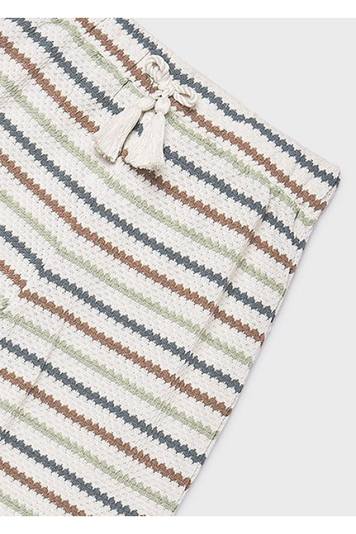 Pantalon Largo Tipo Crochet Hueso-Arci