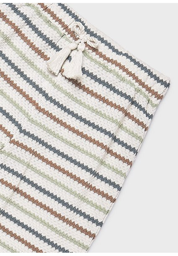 Pantalon Largo Tipo Crochet Hueso-Arci
