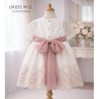 Conjunto Bordado Andromeda Color Rosa Empolvado