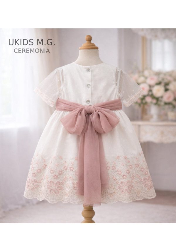 Conjunto Bordado Andromeda Color Rosa Empolvado