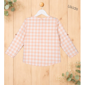 Camisa Infantil Unisex Color  Color Mandarina