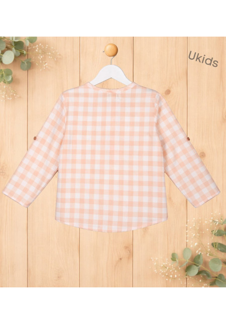 Camisa Infantil Unisex Color  Color Mandarina
