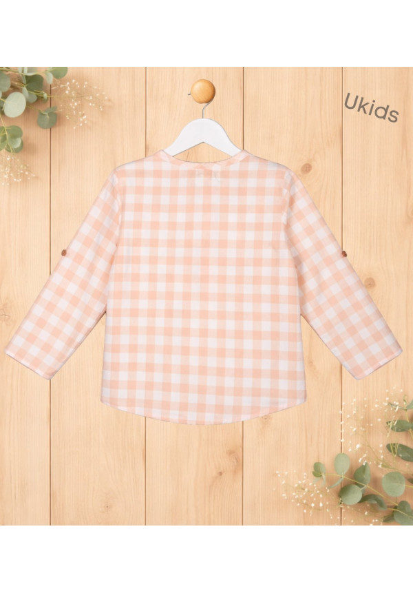 Camisa Infantil Unisex Color  Color Mandarina