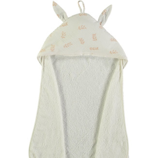 Capa Baño Rizo Orejitas Xl Towel Sakura  Color Nude