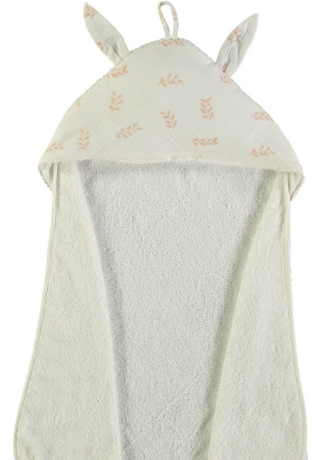 Capa Baño Rizo Orejitas Xl Towel Sakura  Color Nude