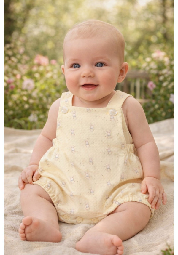 Peto Corto Niño Estampado 'Albor' Amarillo