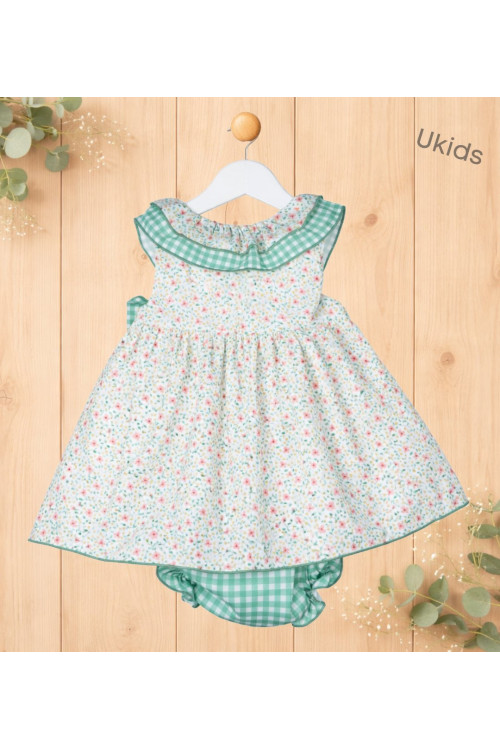 Conjunto Braga Bebé Niña Color  Color Verde