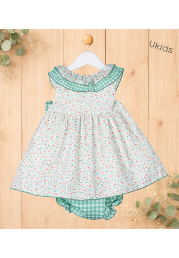 Conjunto Braga Bebé Niña Color  Color Verde
