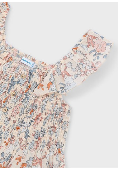 Top Bambula Estampado Salmon