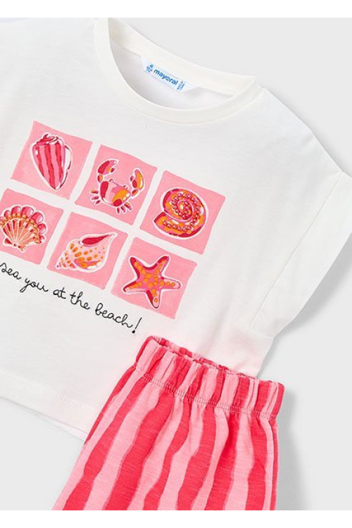 Conj. Short Felpa Flame Amapola