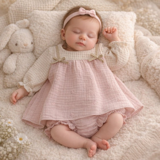 Jesusin Con Braguita Art.7121 \'Familia Catarina\' Rosa Empolvado