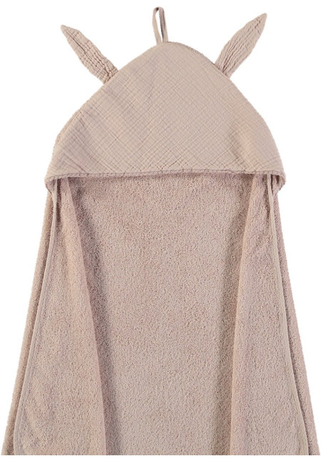 Capa Baño Rizo Orejitas Xl Towel Textures  Color Nude