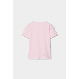 Pijama Punto Combinado Niña Rosa