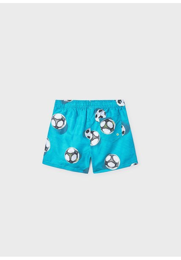 Bañador Estampado Turquesa
