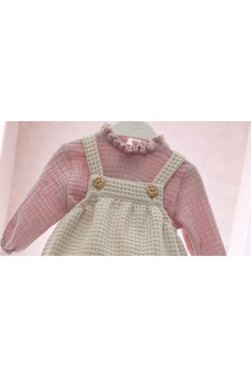 Conjunto Micolino 2 Piezas Art.3022 \'Familia Catarina\' Rosa Empolvado