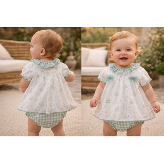 Jesusin Bebe Art.0046 'Familia Gres' Verde Empolvado