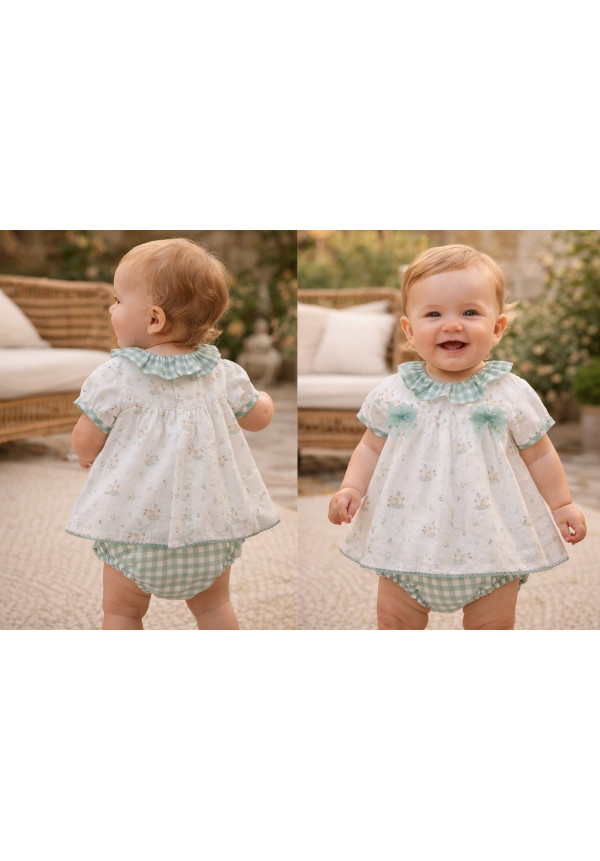 Jesusin Bebe Art.0046 'Familia Gres' Verde Empolvado