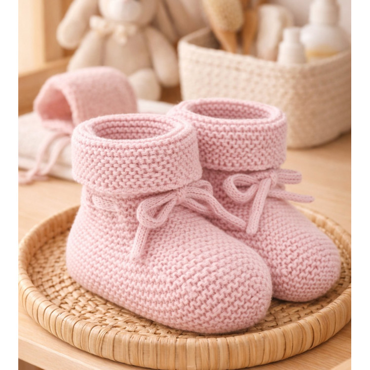 Patuco Algodón \'Esencial\' Rosa Tiza