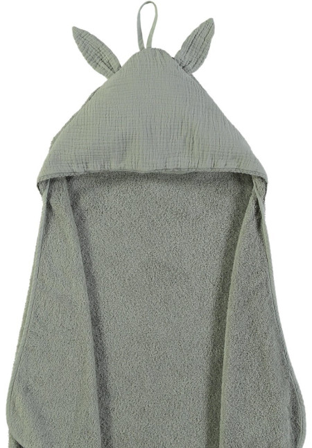 Capa Baño Rizo Orejitas Xl Towel Textures  Color Forest