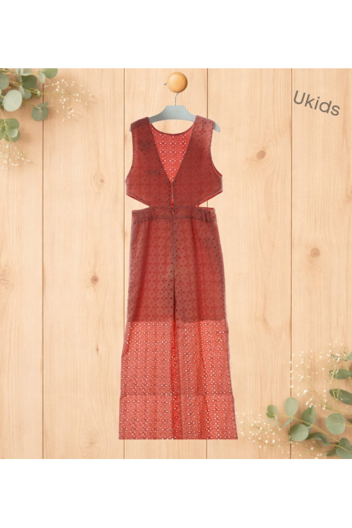 Mono Infantil Niña Art.1265 'Familia Maemuki' Coral