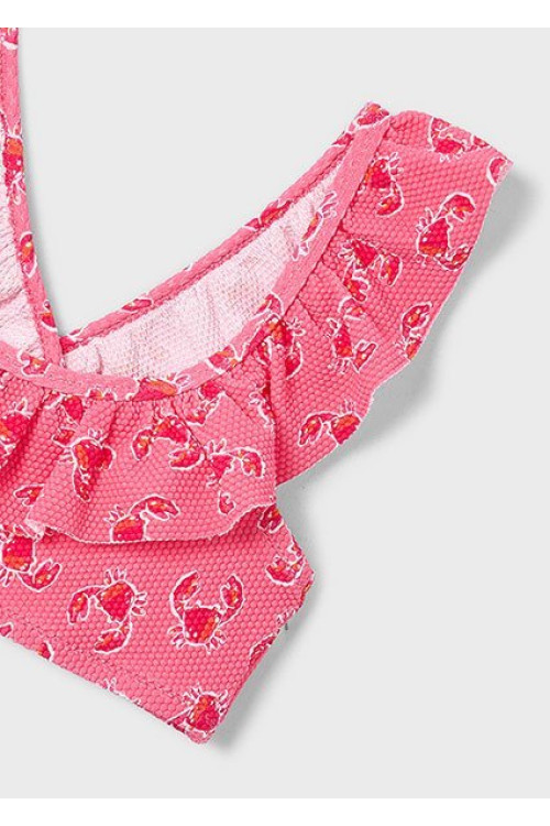 Bikini Estructura Estampado Geranio