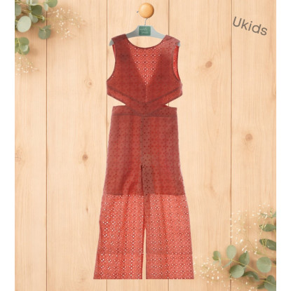 Mono Infantil Niña Art.1265 'Familia Maemuki' Coral