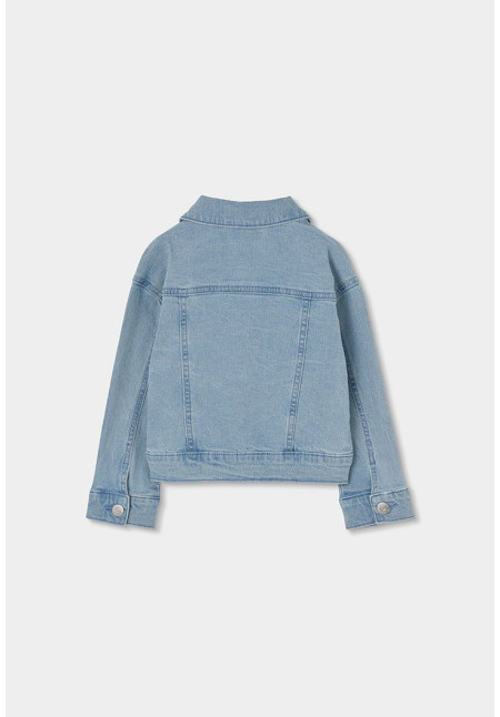 Cazadora Denim De Niña Azul