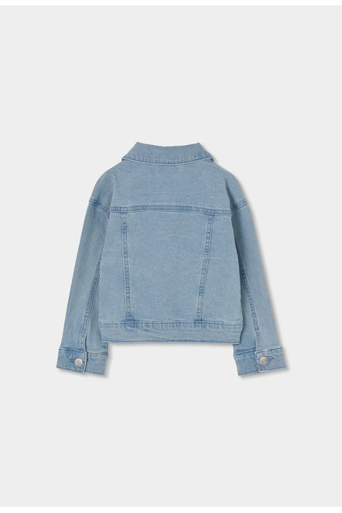 Cazadora Denim De Niña Azul