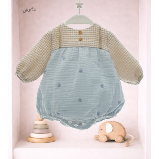 Pelele Art.9110 \'Familia Catarina\' Celeste Empolvado