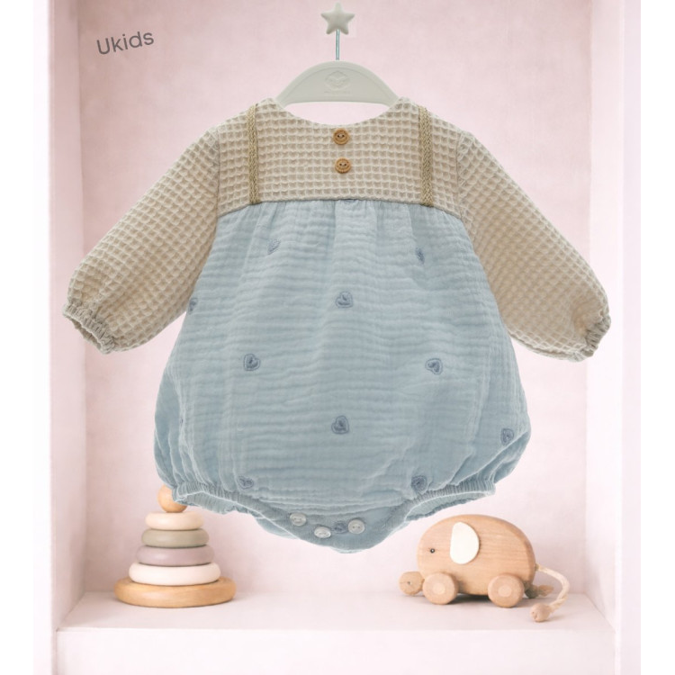 Pelele Art.9110 \'Familia Catarina\' Celeste Empolvado