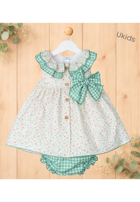 Conjunto Braga Bebé Niña Color  Color Verde