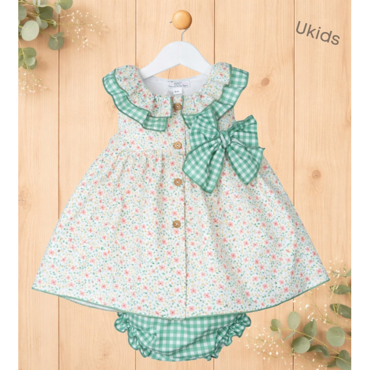 Conjunto Braga Bebé Niña Color  Color Verde