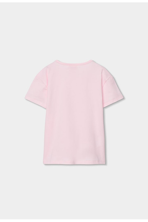 Pijama Punto Combinado Niña Rosa