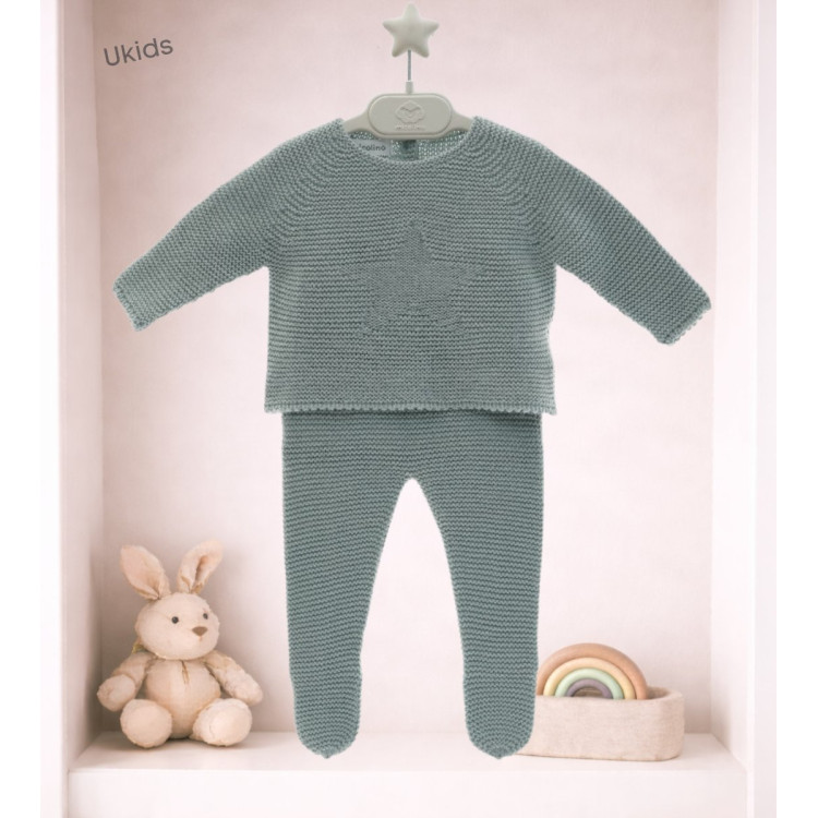 Conjunto Polaina Bebe Art. 2005 Musgo