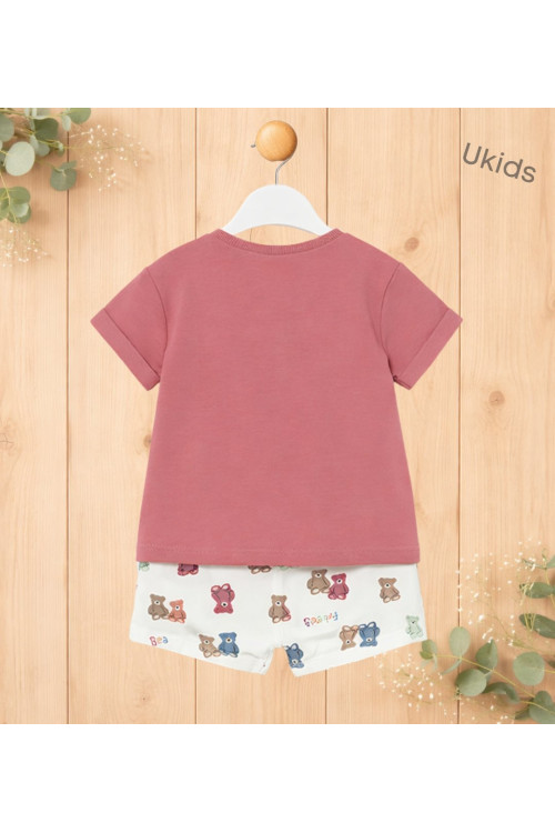 Conj. Pantalon Corto Punto Terracota