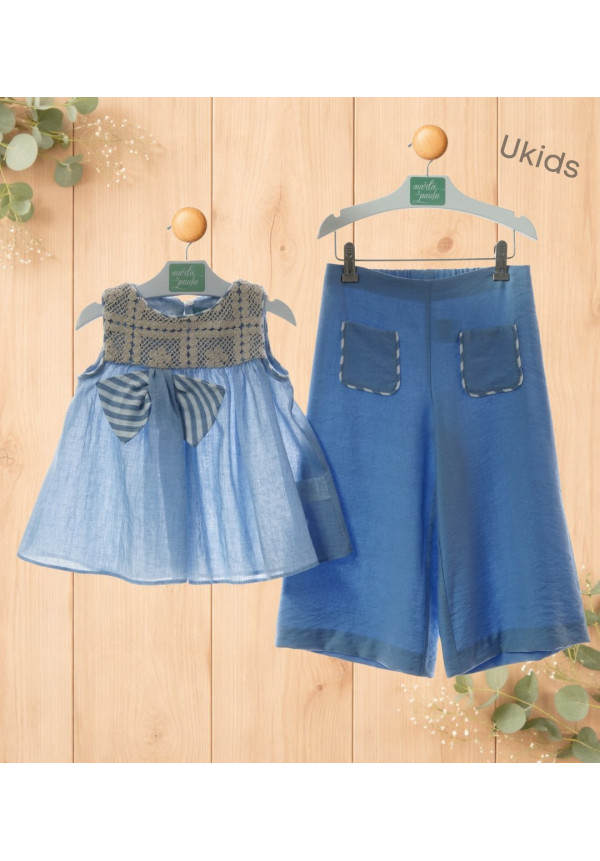 Conjunto Infantil Niña Art.1253 'Familia Nagare' Nautico
