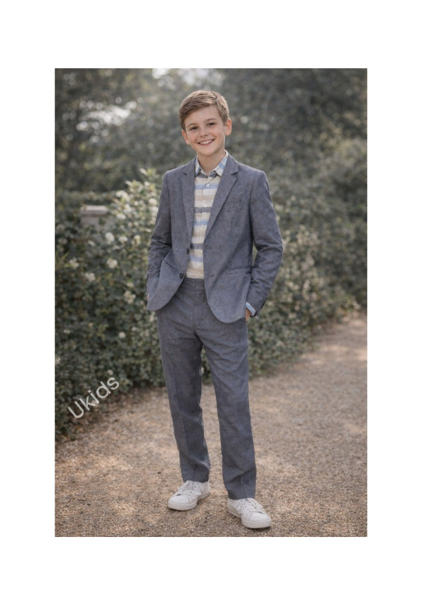 Traje De Chaqueta Niño Color Color Marino Mezcla