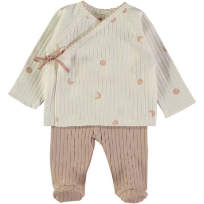 Jubón Cruzado + Polaina Be Moon Nude